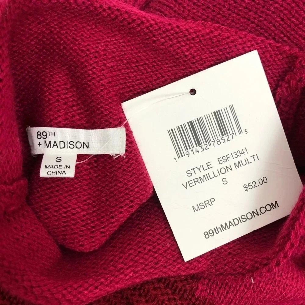 89th & Madison | Oversized Colorblock Knit Sweater - Picture 4 of 5